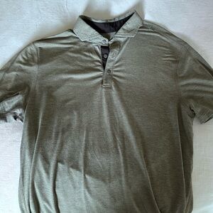 Lululemon Olive Green Polo Shirt